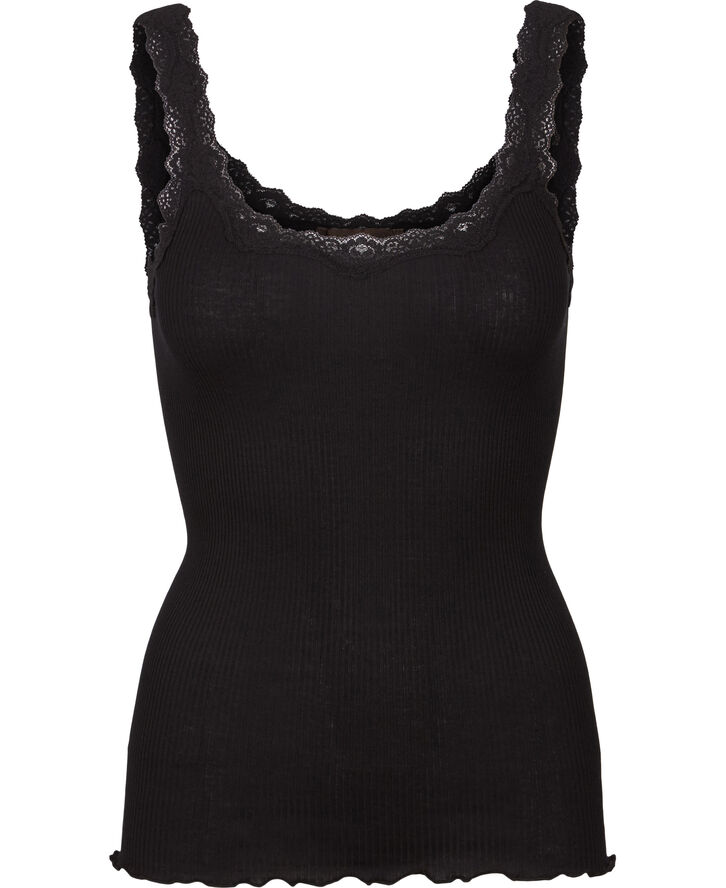 RWBabette Silk SL Deep Back Lace Top