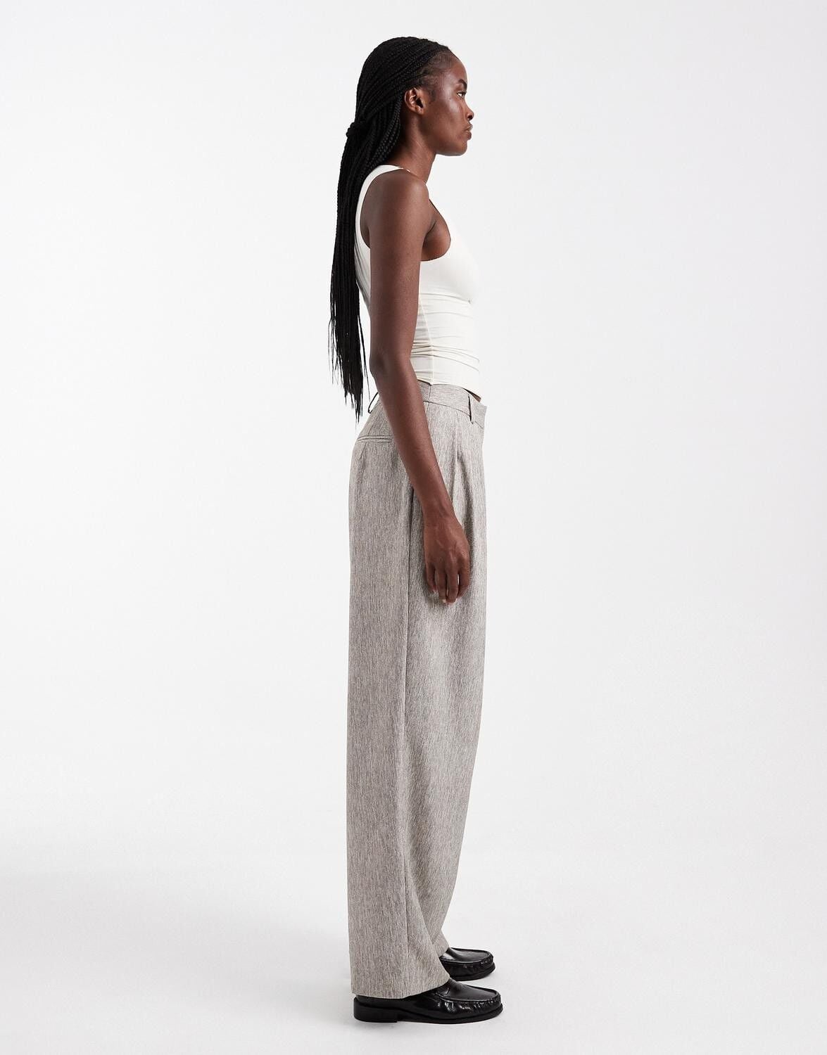 Tstona Pleated Wide Leg Trousers Wvn