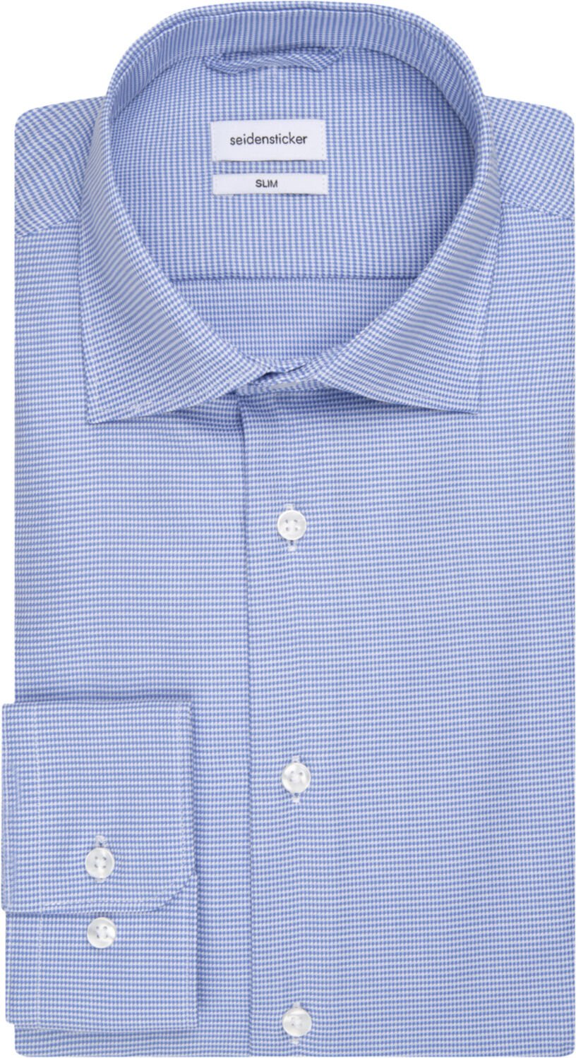 Business Shirt Slim Long sleeve Kent-Collar Uni