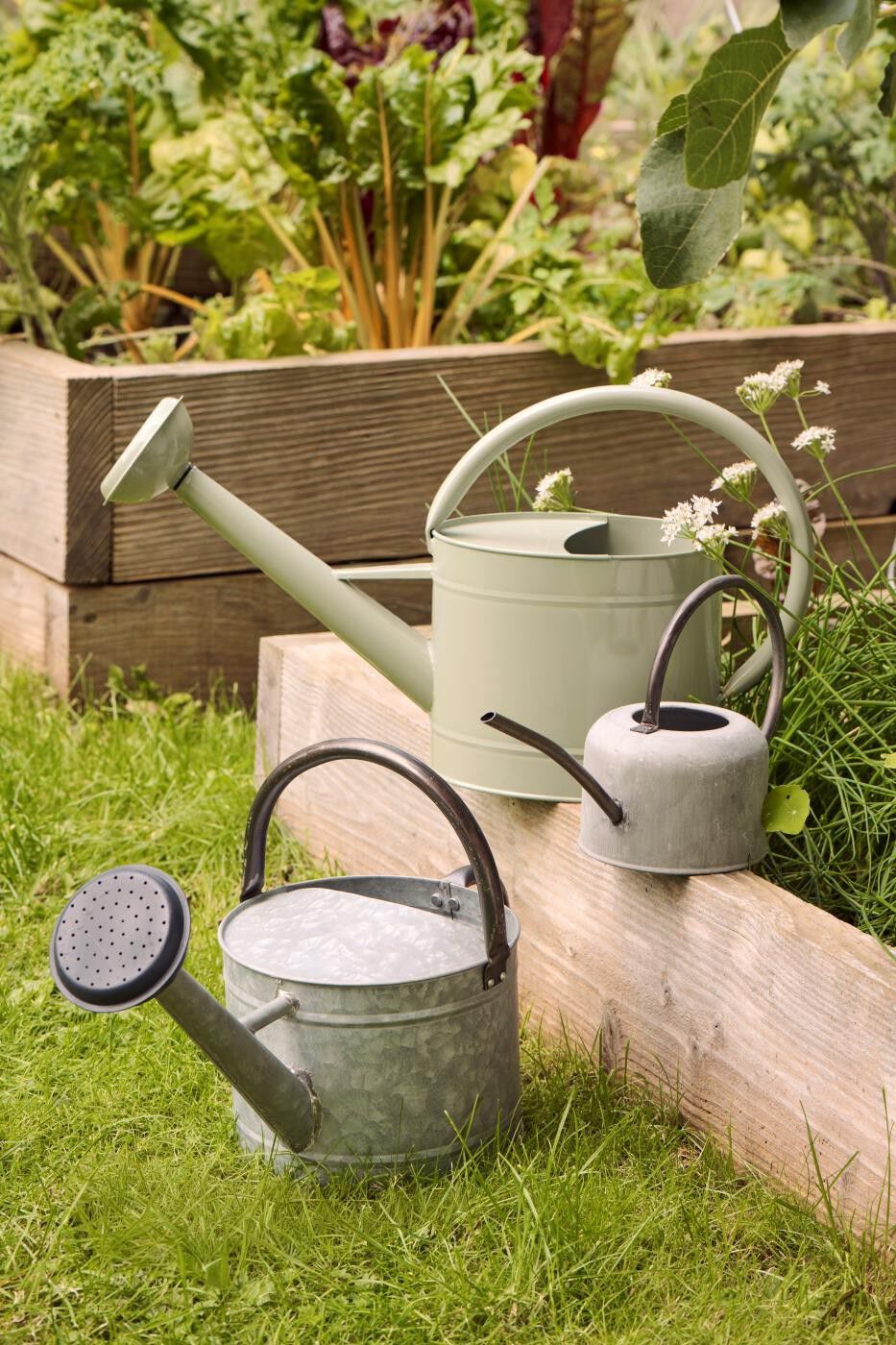 Vandkande m/spreder oval lysegr&oslash;n 5 ltr