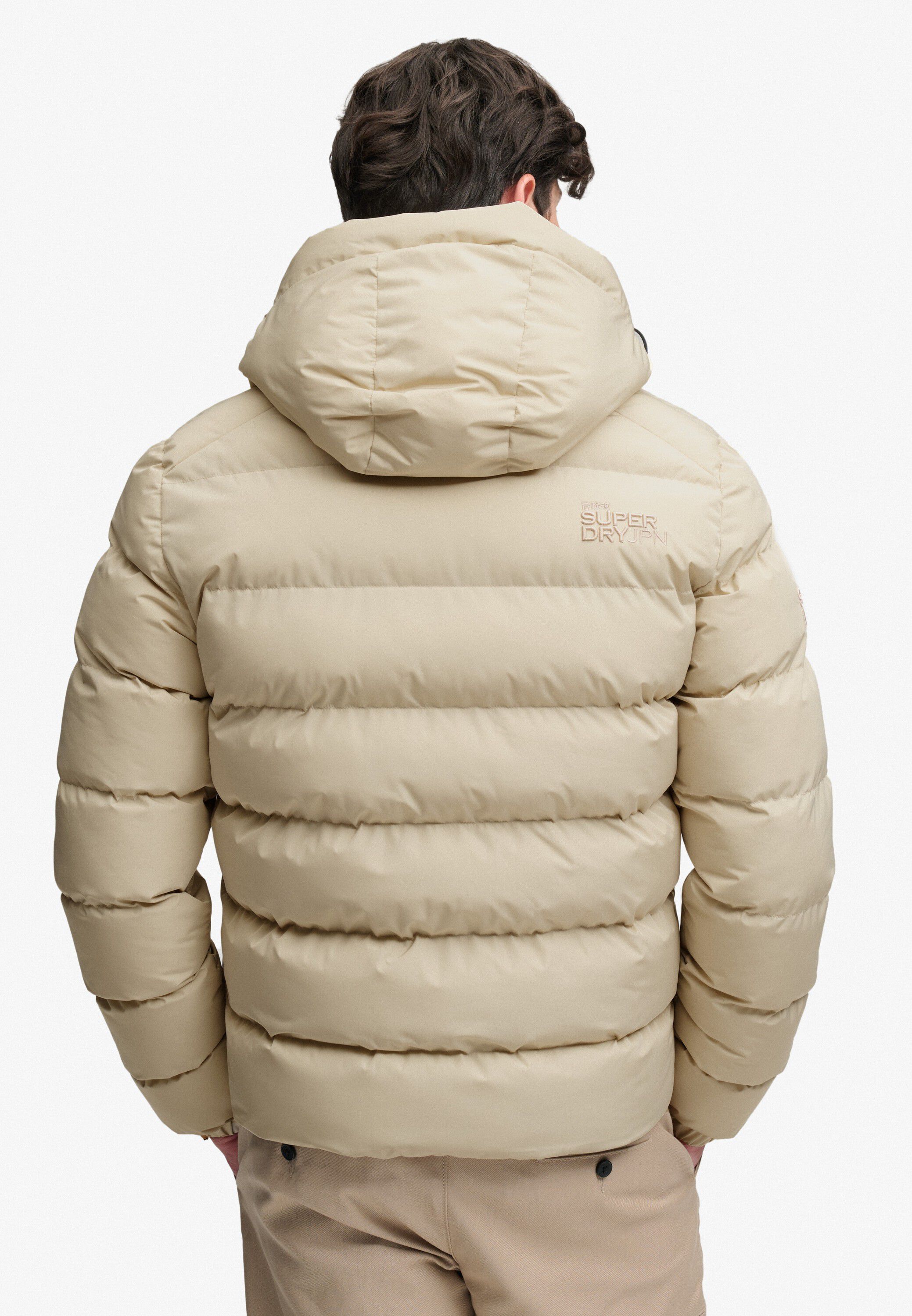 HOODED SPORTS PUFFER JACKET