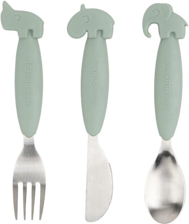 Easy-grip bestiks&aelig;t Deer friends Gr&oslash;n