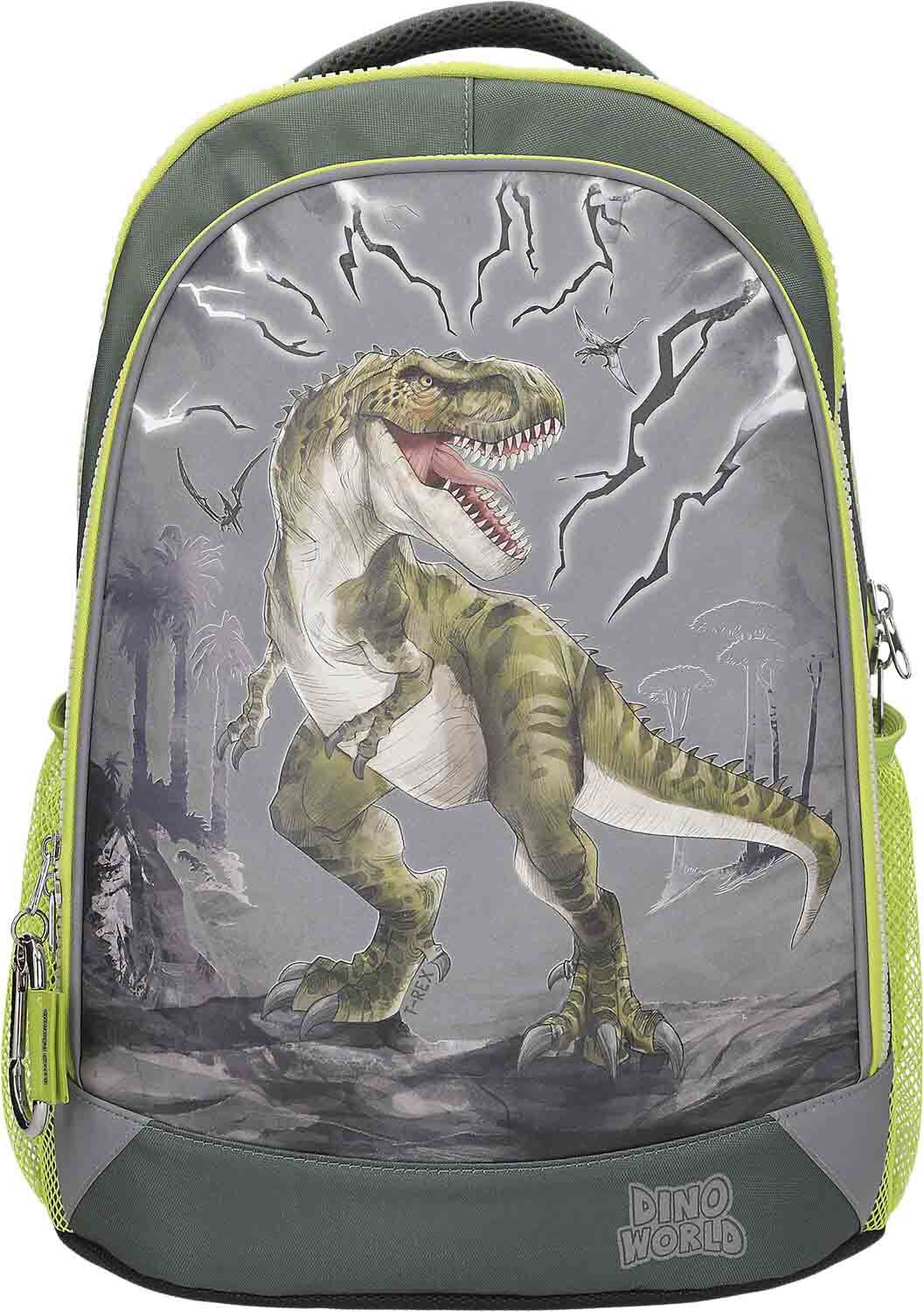 Dino World Skolerygs&aelig;k Reflector