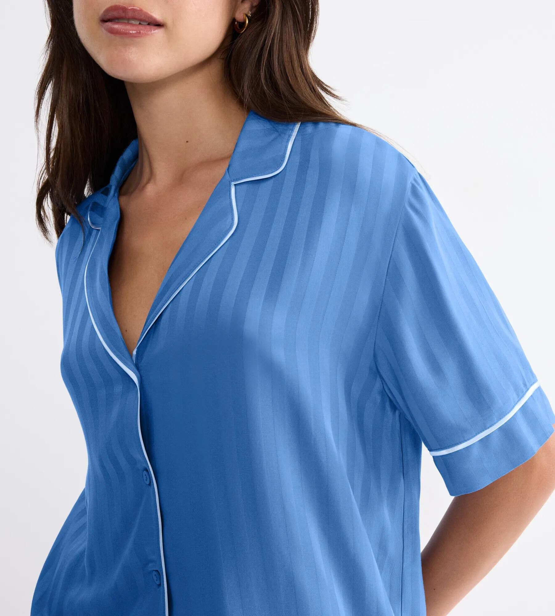 Amourette Jacquard Boyfriend Shirt