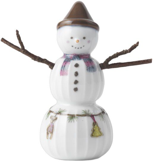 Hammersh&oslash;i Christmas Sn&oslash;gutt H9 hvit m. deko