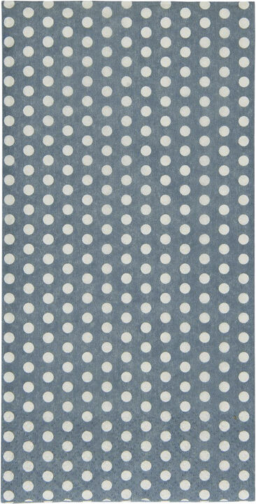 Serviet støvblå m/prikker