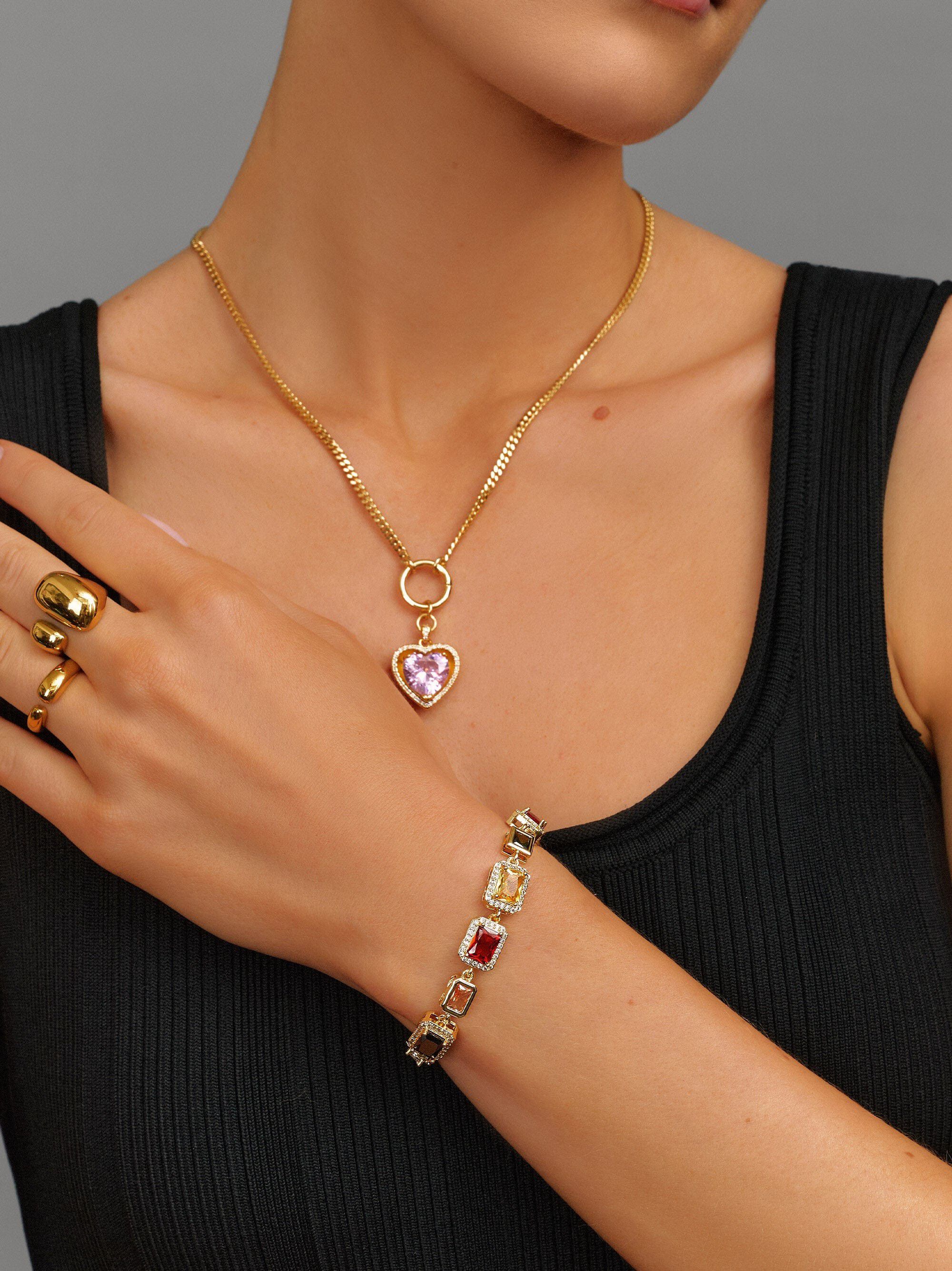 Gem Bracelet in Gold