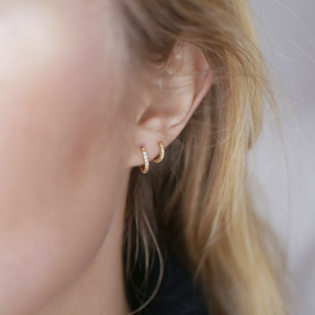 Hoops, Petite Flora 6 mm