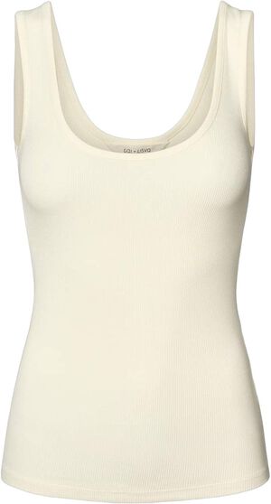 Bodil Viscose S&acute;less Stretchable Top 2x2 Rib