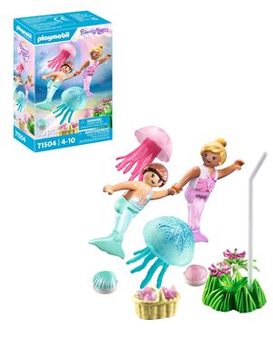 Mermaid Kids with Jellyfi