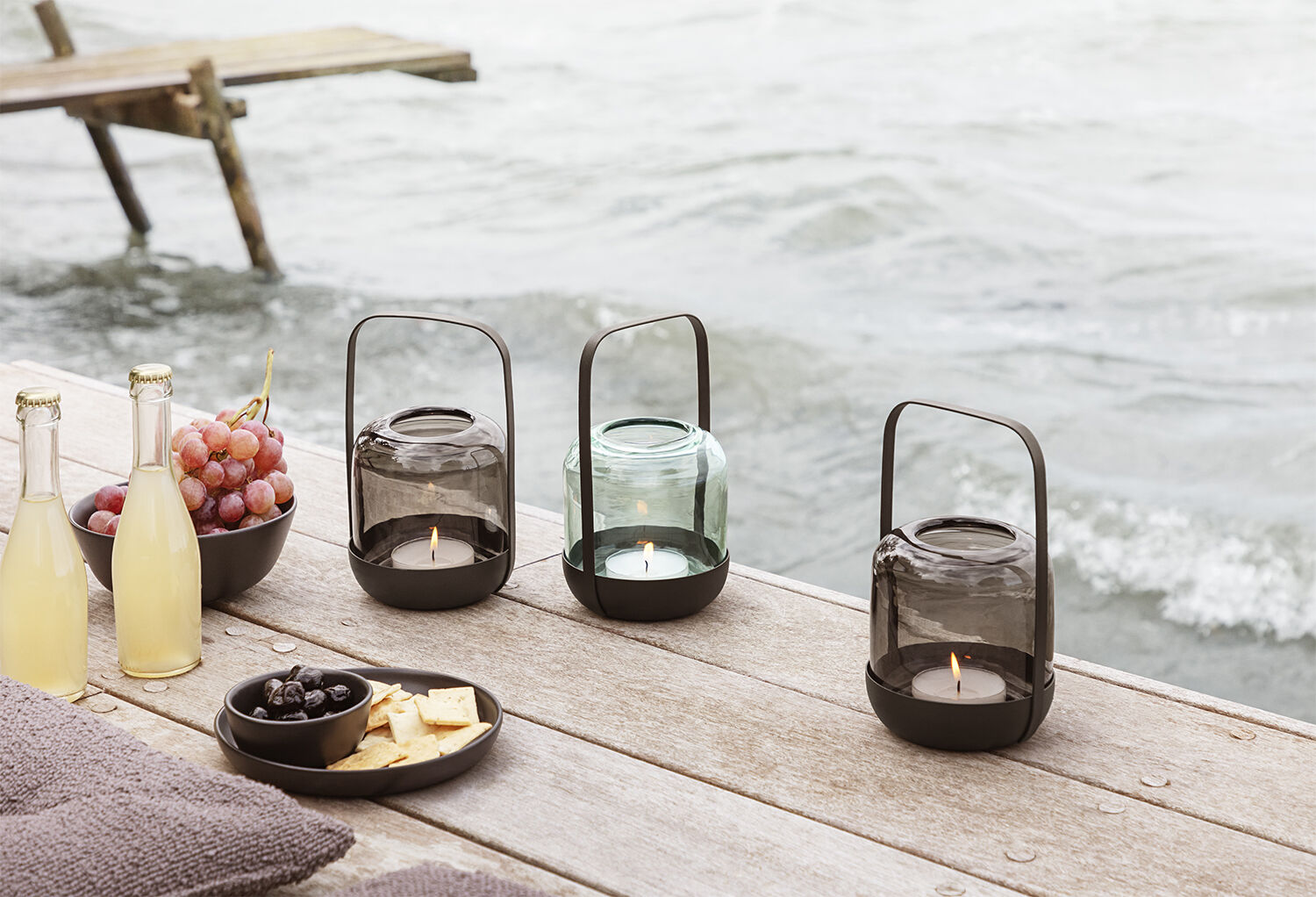 Acorn lanterne Stone