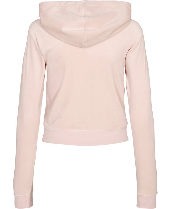 Robertson Classic Velour Zip Trough Hoodie