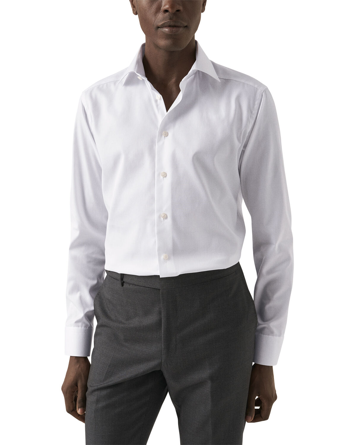 Contemporary Fit Light Blue Signature Twill Shirt