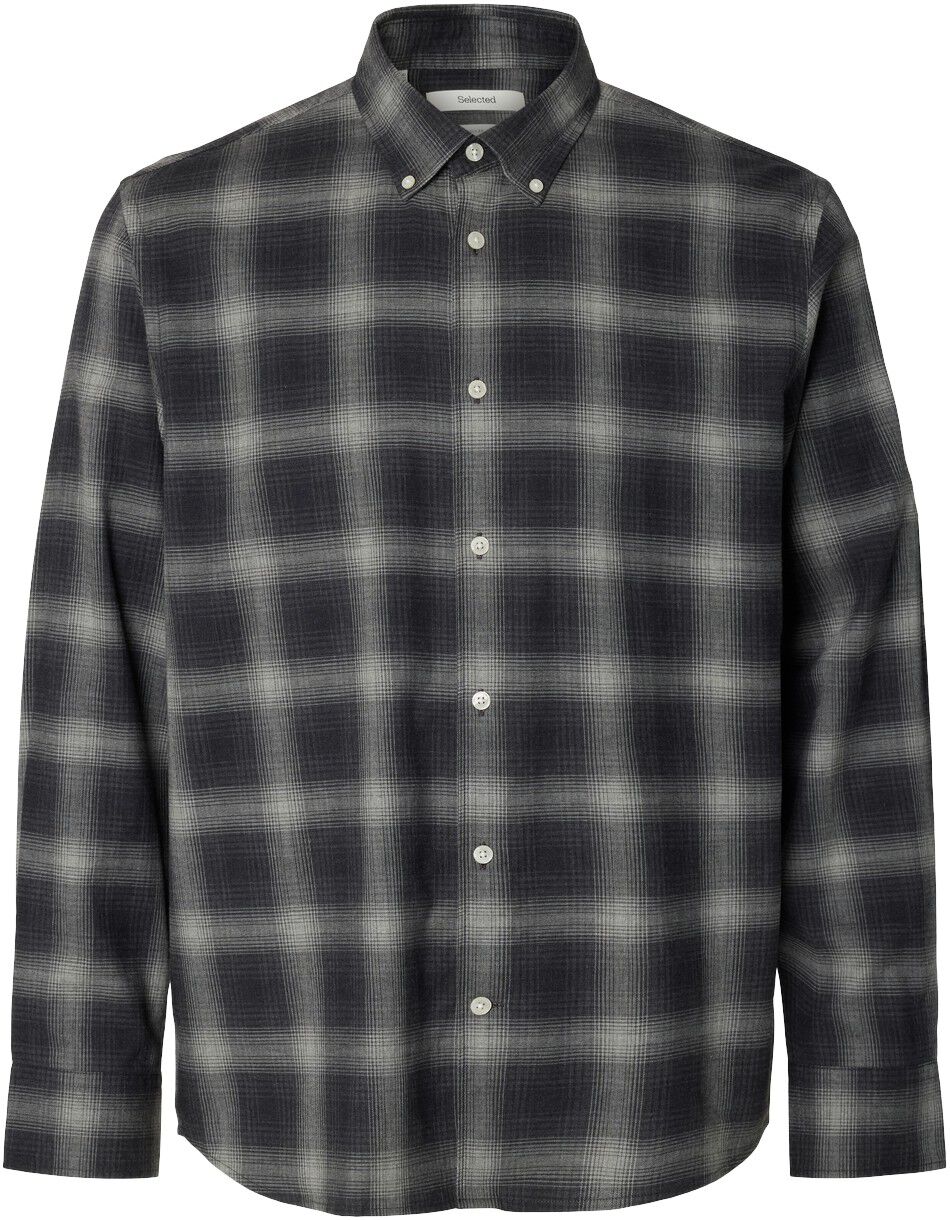 Slmcole-Jay Reg Melange Ls Shirt Noos