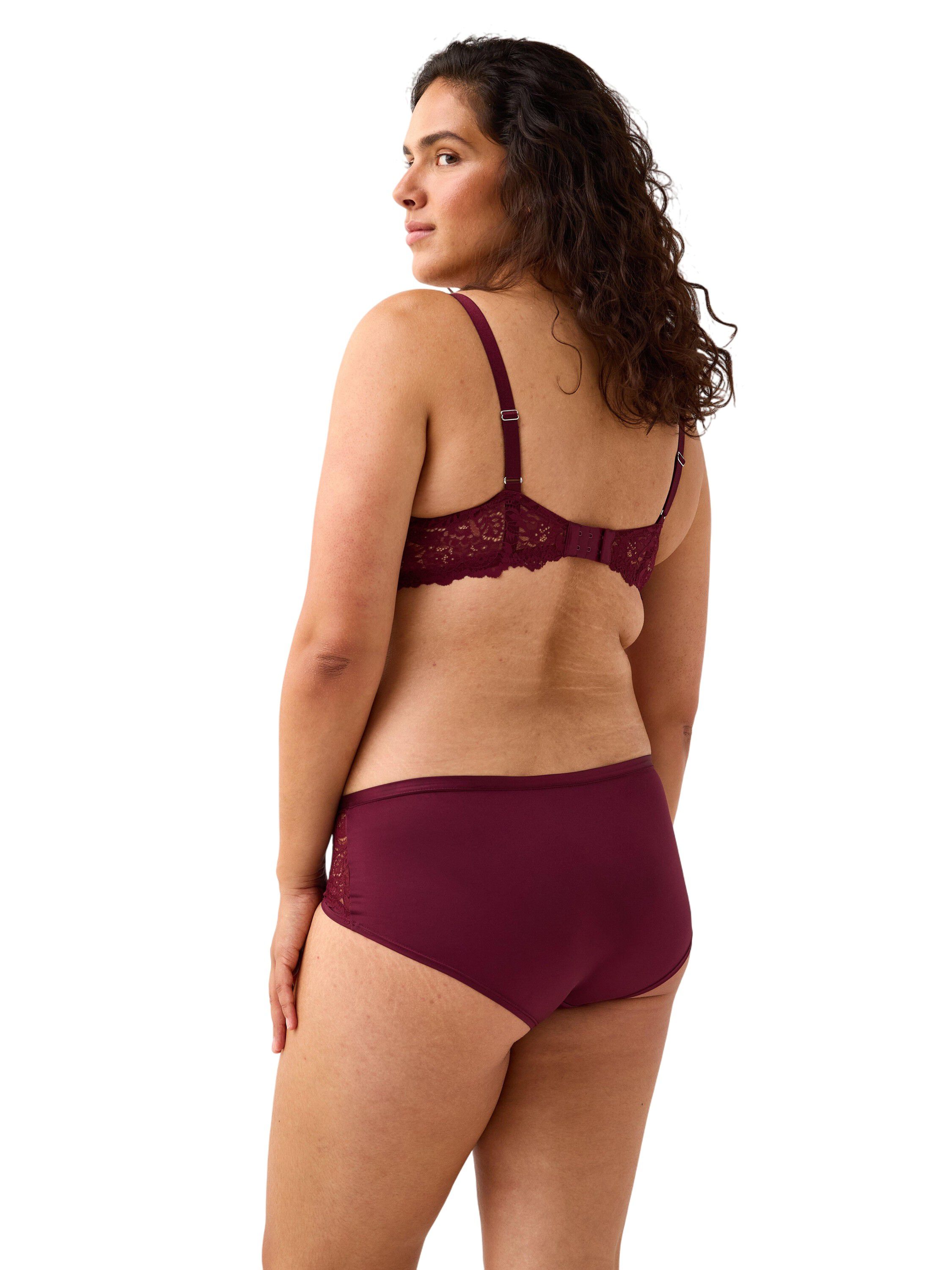 T-shirt-bh med blonde og mesh.