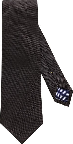 Black Basketweave Tie