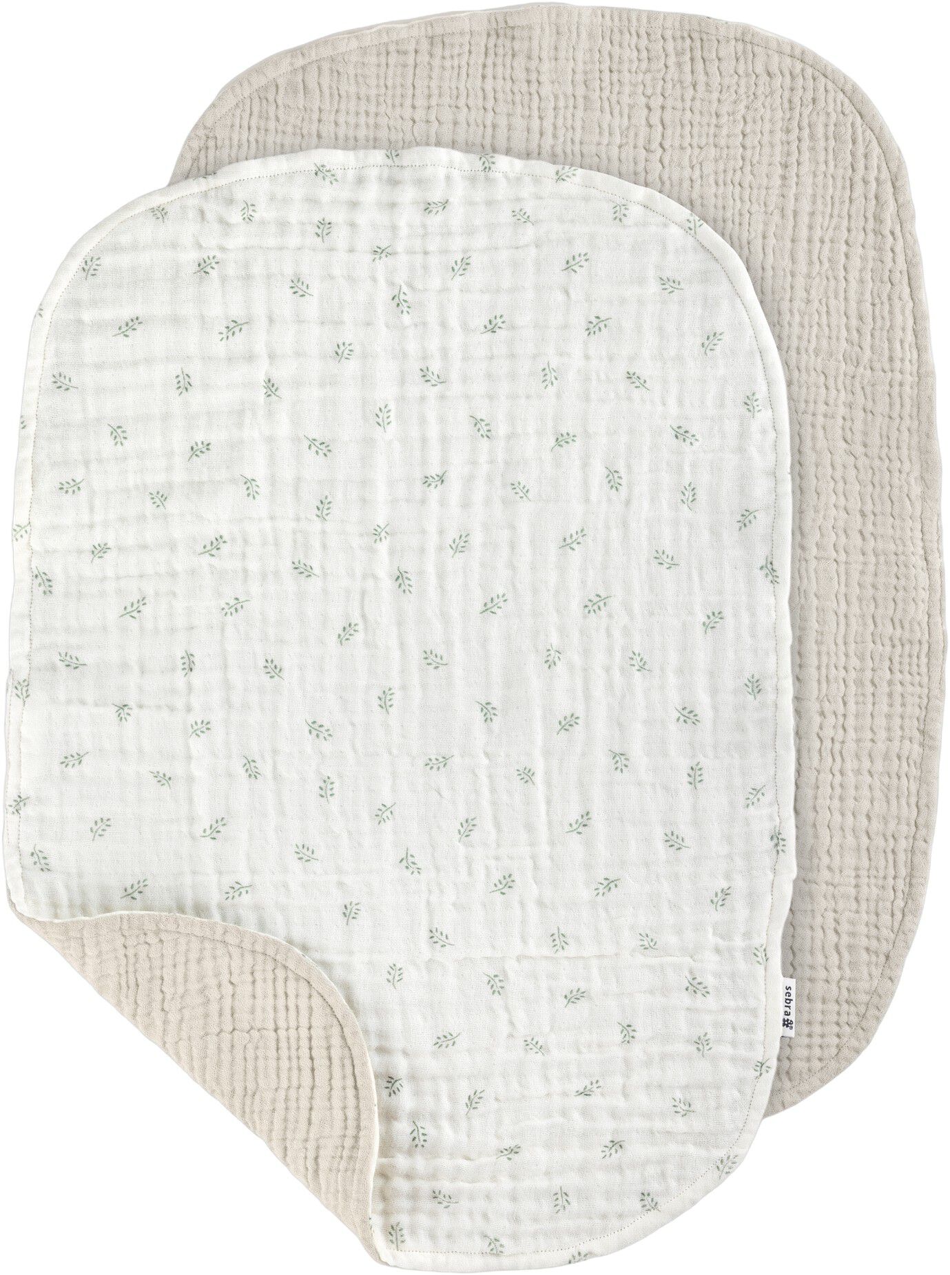 Pusleunderlag 6-lag, 2 stk. , muslin, Sophora
