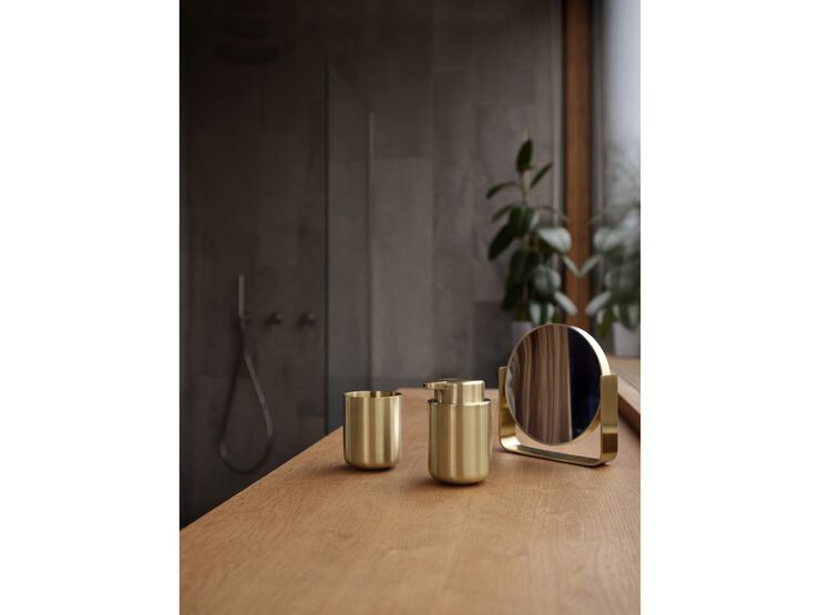Bordspeil m. 5 x forstørrelse Ume Brass finish