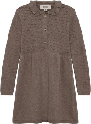 Dress LS Knit w. Wool