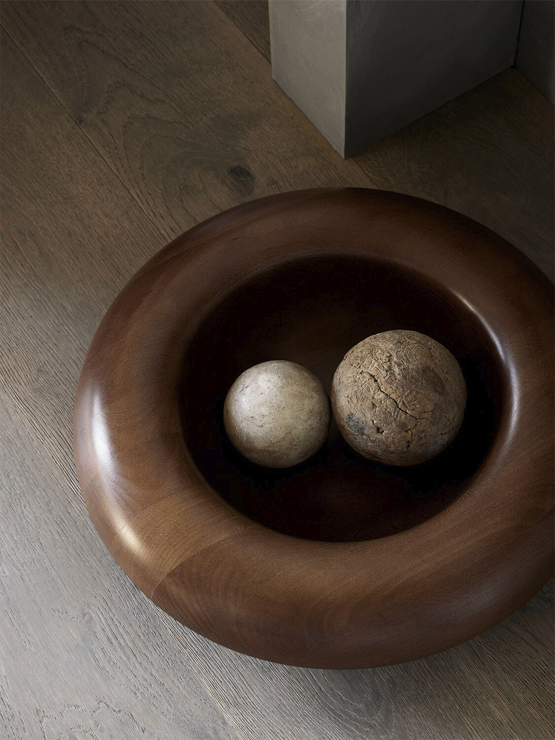 Rond Bowl, H12,5, Wood