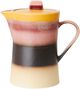 70s ceramics tea pot sunset
