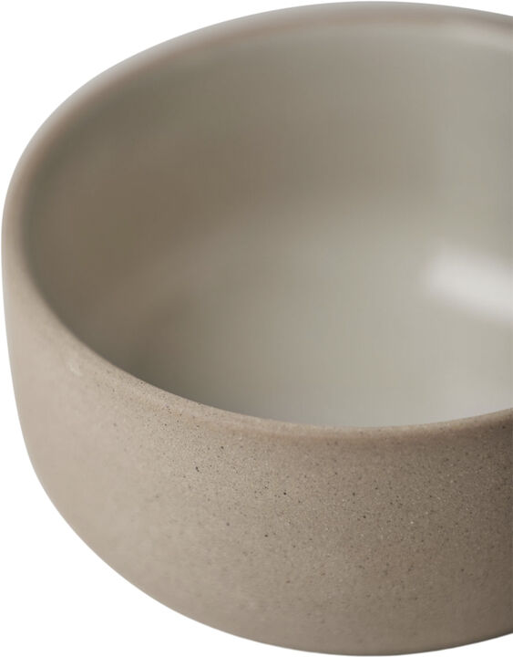 BOWL, MEDIUM, 2 PCS, GLAY SAND, GLAZE LIGHT GREY, 12565SG