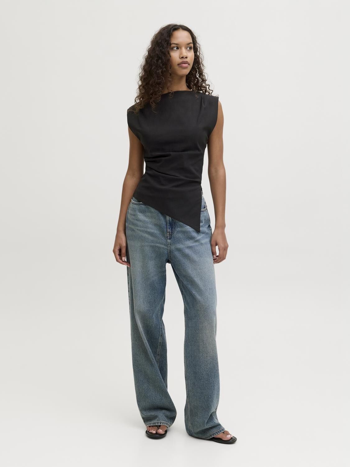 JXCAT SL ASSYMETRIC TOP WVN