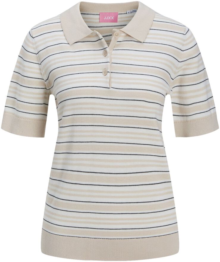 JXLILLIANA SS POLO NECK KNIT