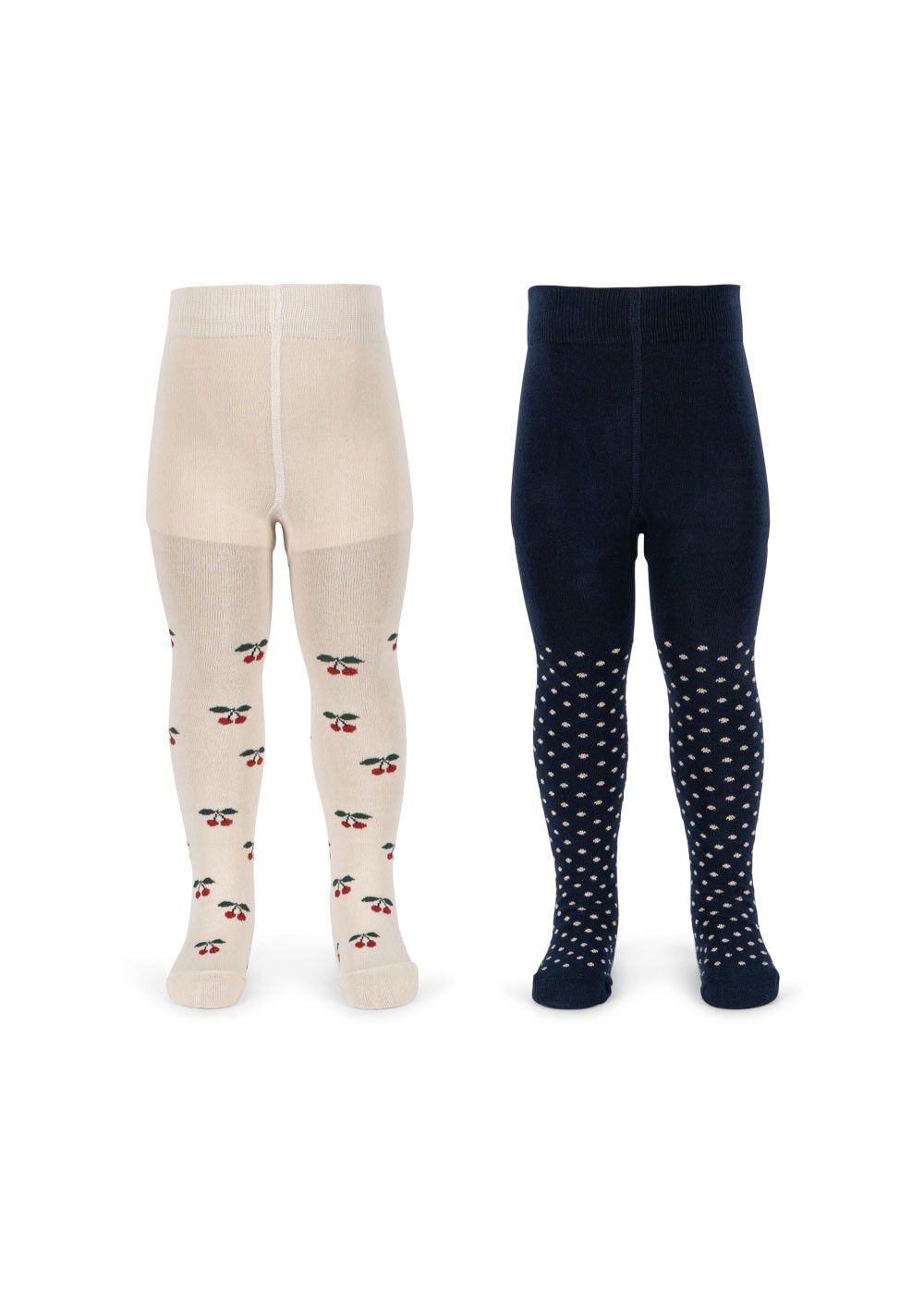 2 Pack Cherry Dot Tights