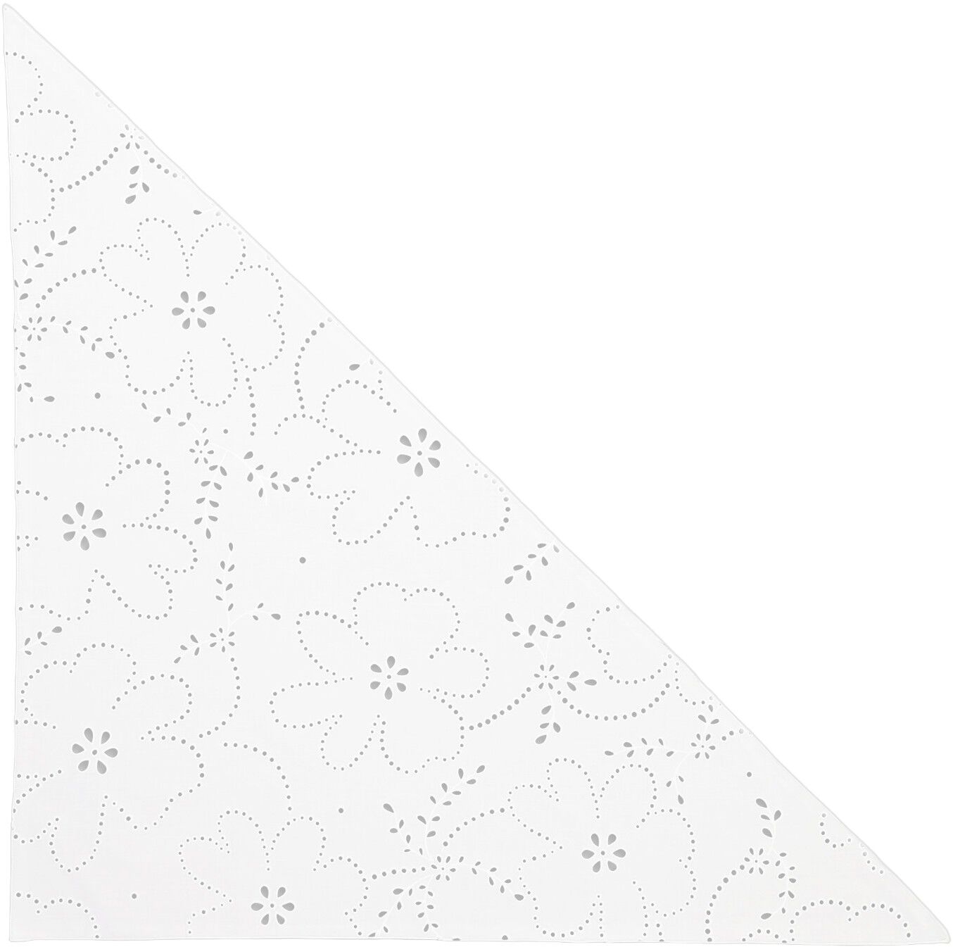 Floral Broderie Bandana Scarf