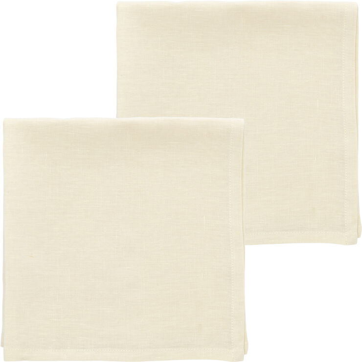 Tøyserviett Pure Linen Ecru 2 stk.