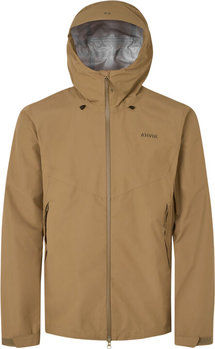 Asivik Adventure Shell Regnjakke, herre Sand