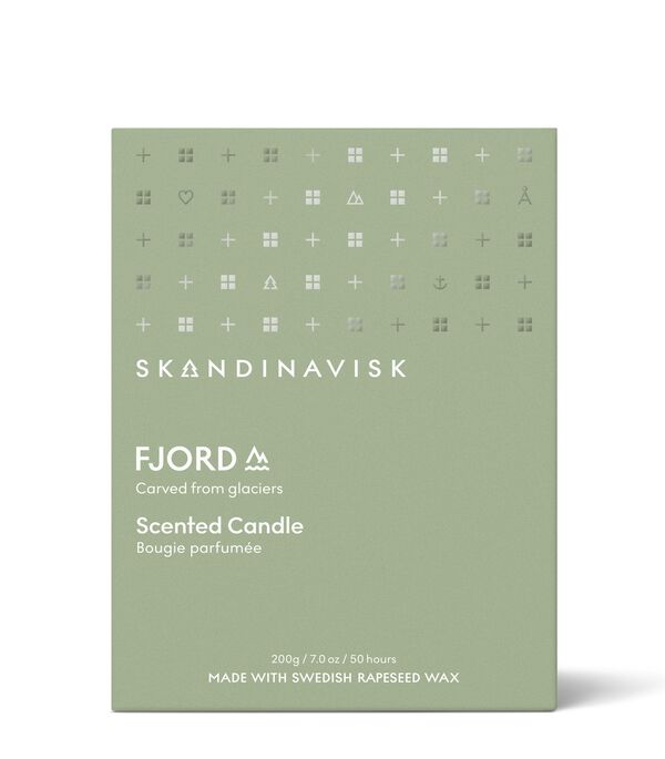 FJORD Scented Candle w Lid 200g