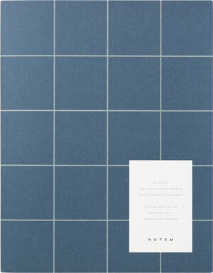 UMA notebook, flat lay binding