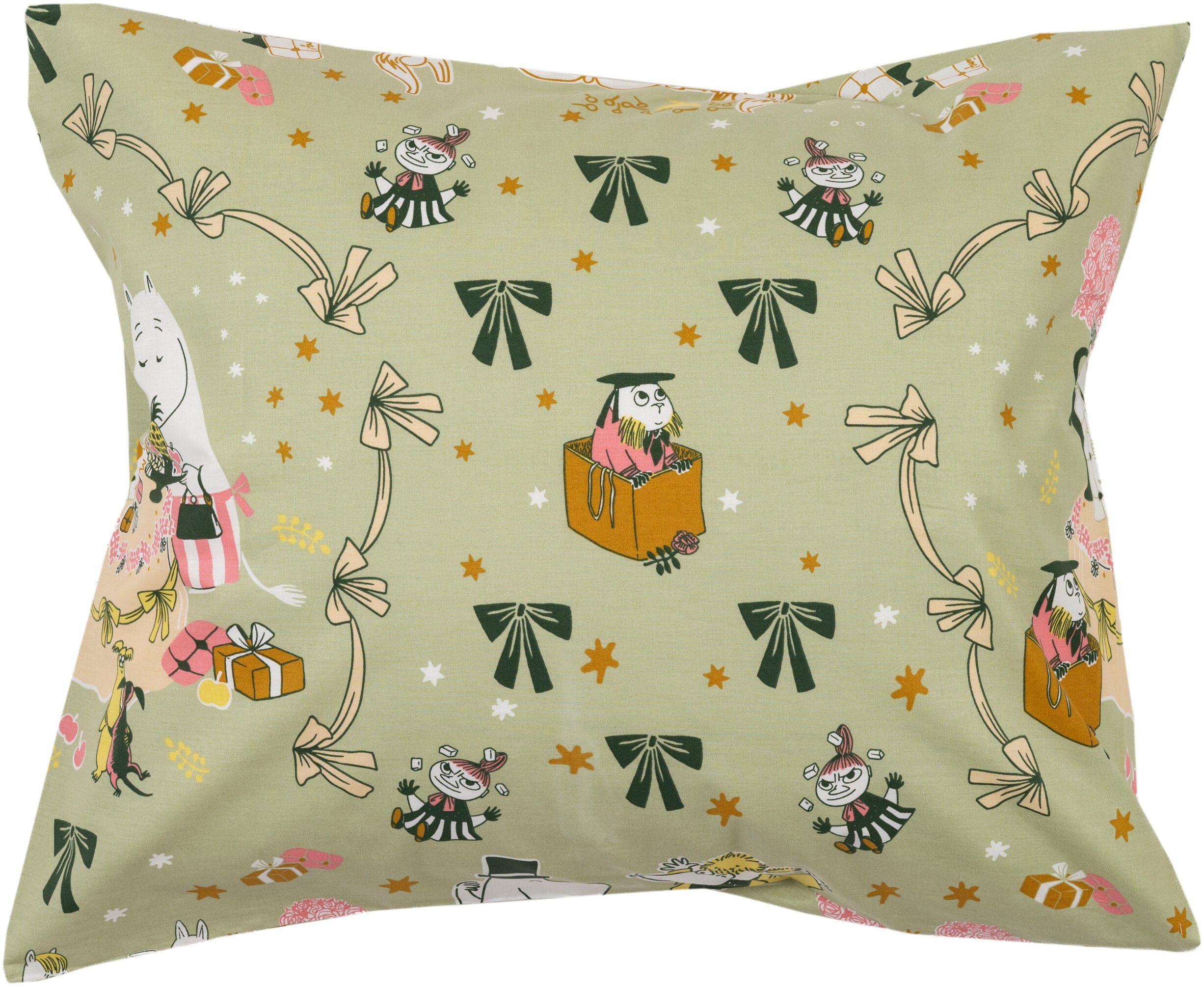 Moomin pudebetr&aelig;k 50x70cm Gift of Love, GOTS
