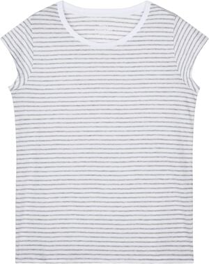 Fine Jersey Stripe Teasy Tee FAV