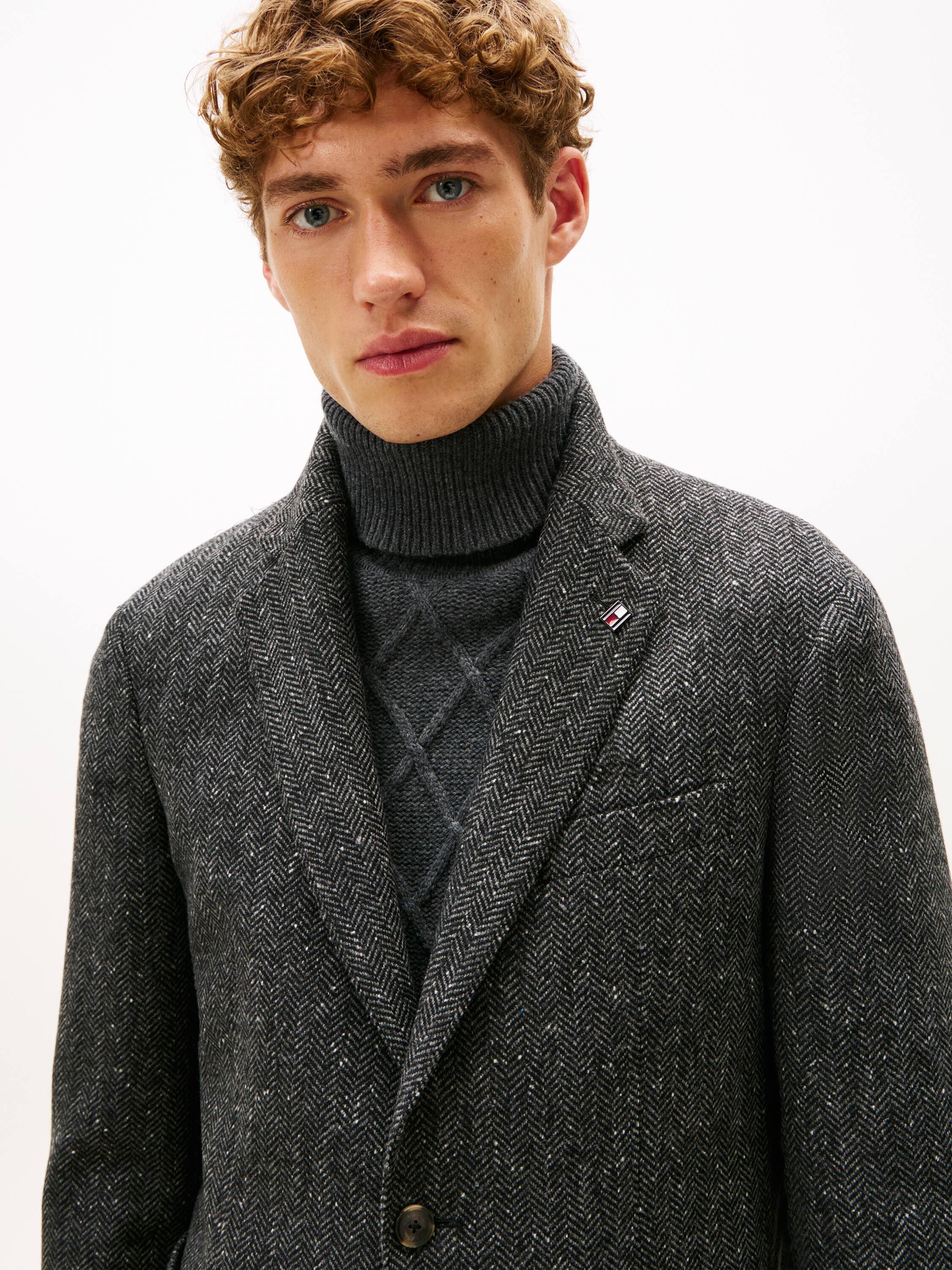 DC TWEED HERRINGBONE BLAZER