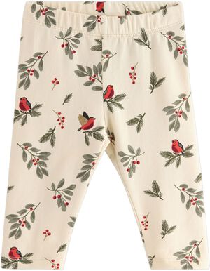 Leggings i bomullsjersey med myk, b