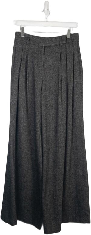 TSPIL PLEAT HERRINGBONE TROUSERS