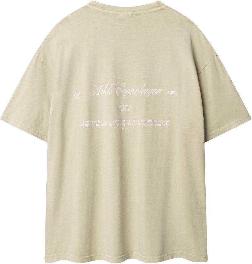 Sans Serif Boxy Tee Taupe