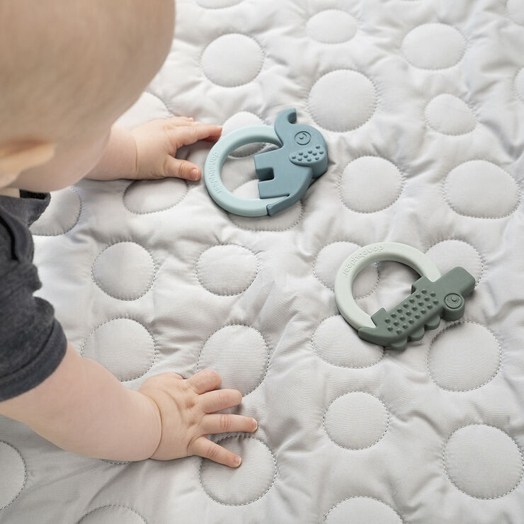 Biderangle 2 stk Deer friends Grøn/Blå