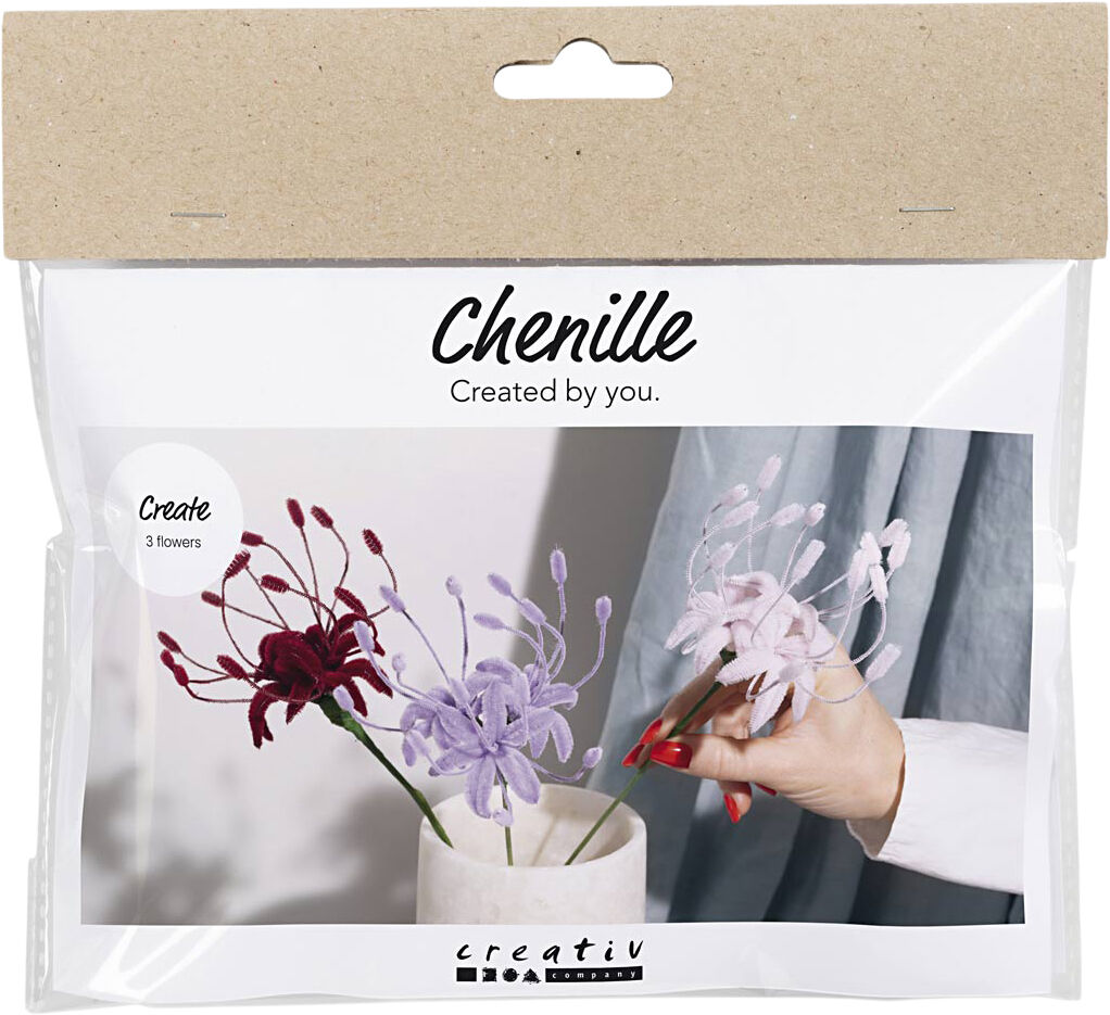 Mini DIY Kit Chenilleblomster, Spider lily