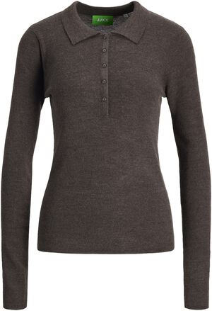 JXWREN WOOL BLEND POLO NECK KNIT