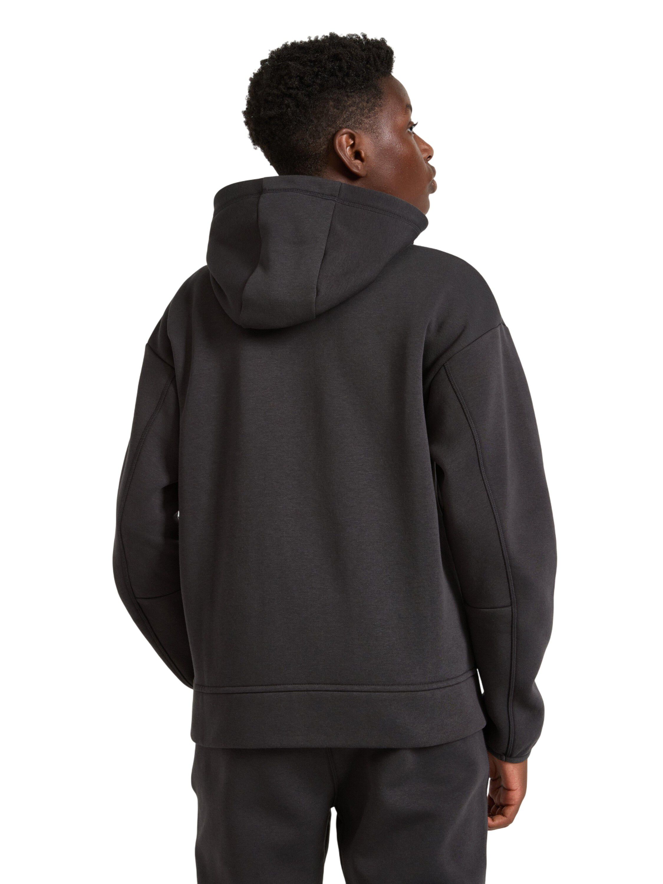 Sporty hettegenser i bomullsblandin