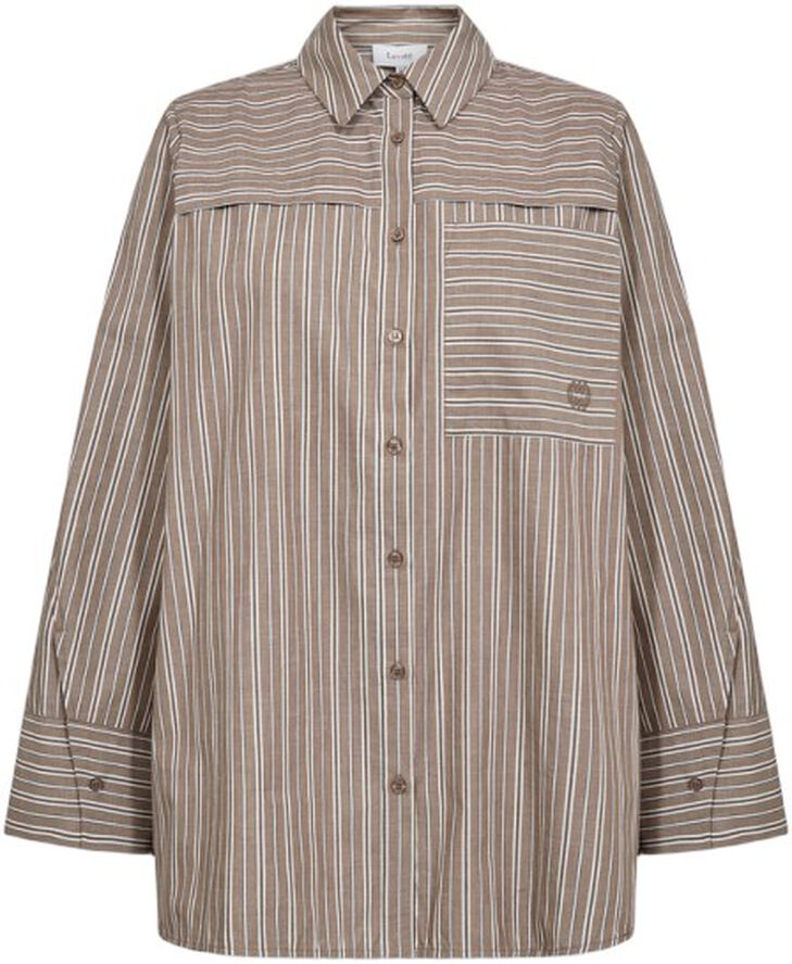 LR-NORAH 1 Skjorte Lys brun