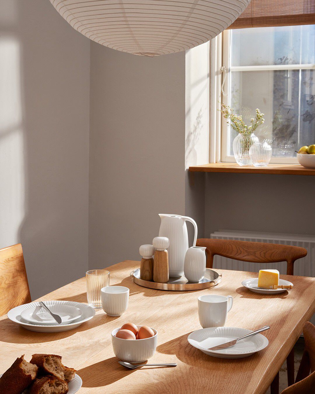 Hammersh&oslash;i Termokande 1,0 l hvid (17220)