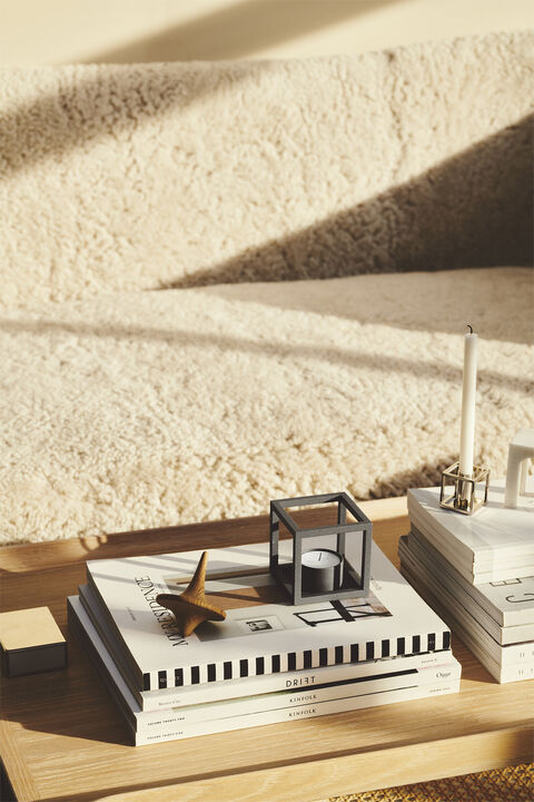 Kubus T, Candle Holder, White