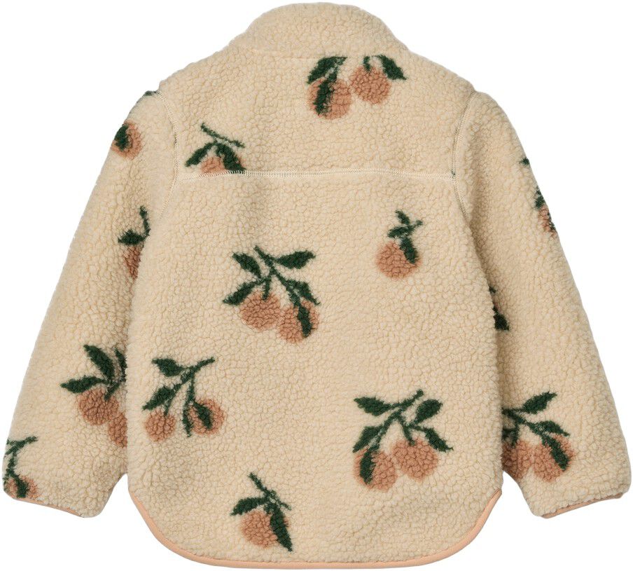 Nolan Pile Jacket Peach / Sea shell