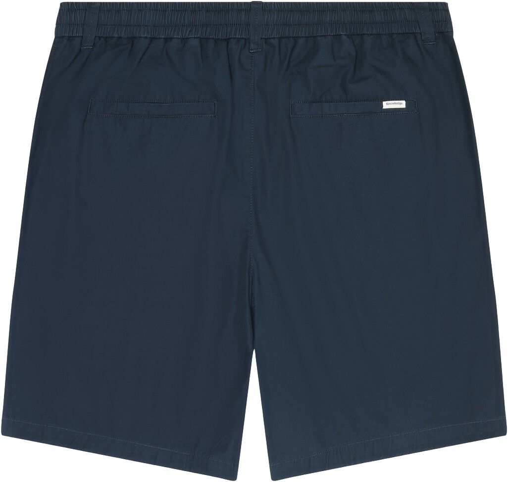 FIG loose poplin elastic waist string shorts - GOTS/Vegan