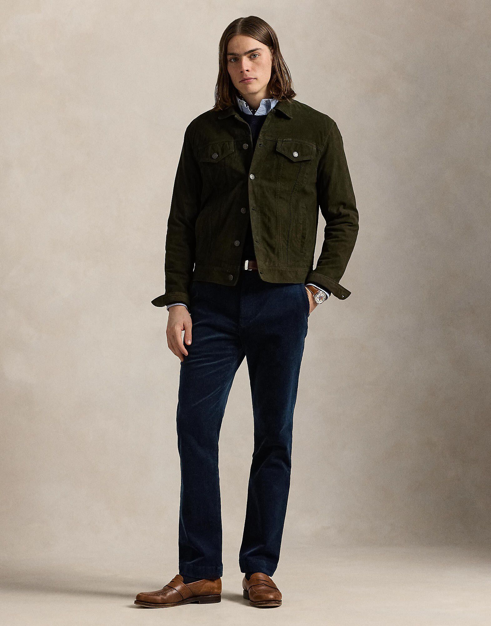 Andover Slim Fit Stretch Corduroy Pant